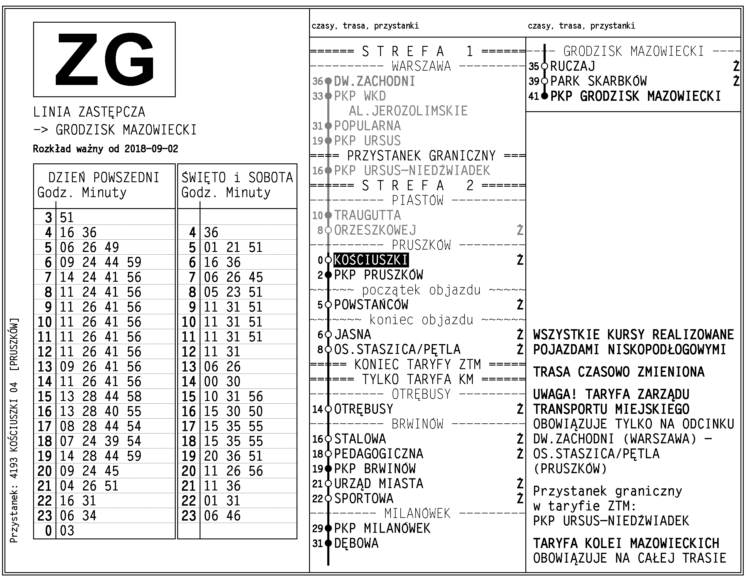 Rozkład Jazdy Ztm Warszawa Pkp Jeziorki - Wasfa Blog